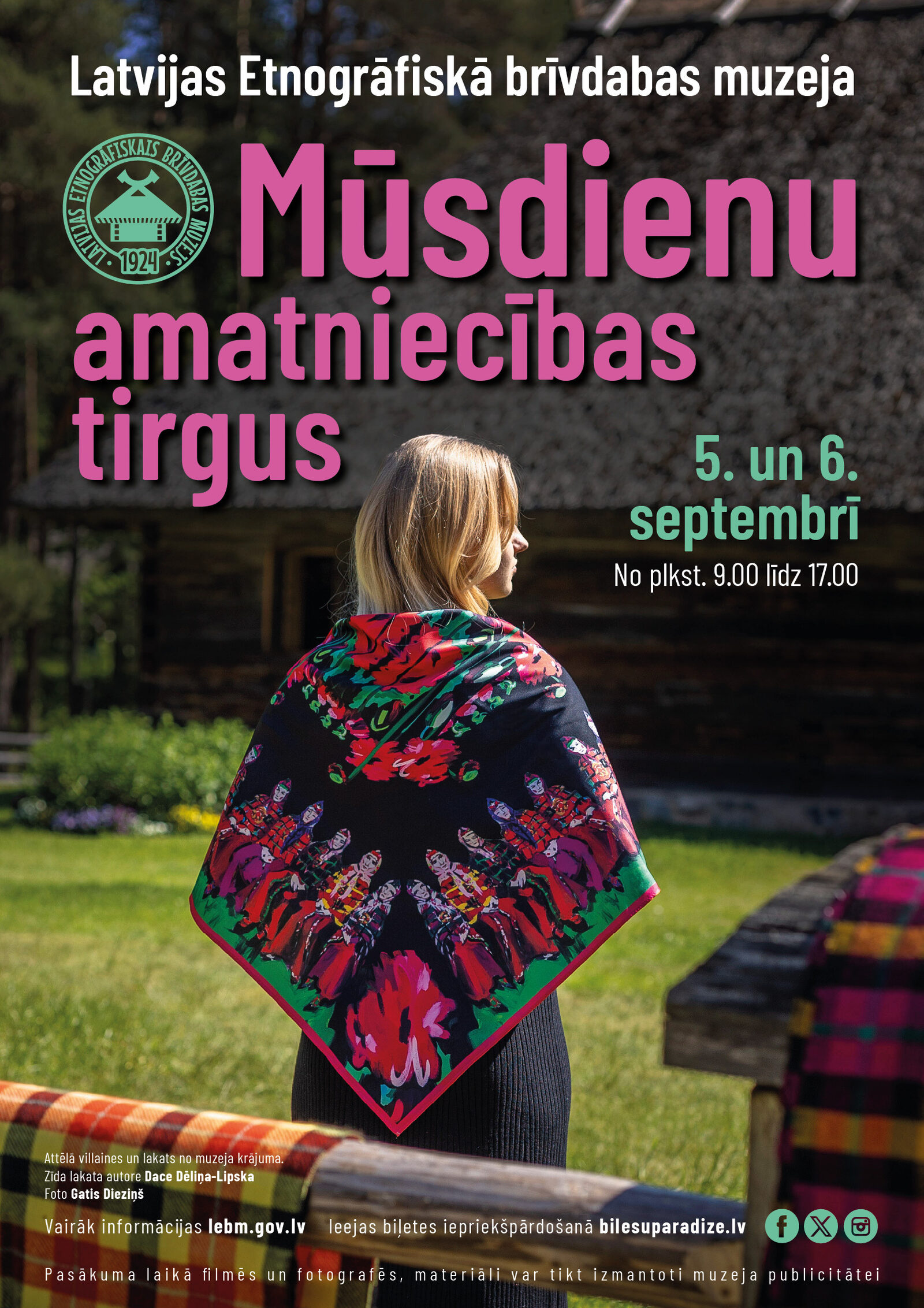 Mūsdienu amatniecības gadatirgus Latvijas Etnogrāfiskajā brīvdabas muzejā